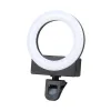 Circular mobile phone fill light, USB charging, three-color variable light, beauty with mirror live streaming light Application Scenario